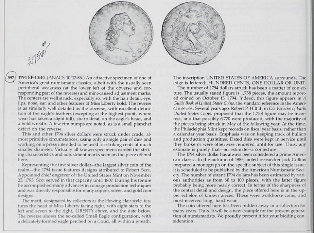 1794-$1-Flowing-Hair-Dollar---Bolender-1,-Bowers-Borckardt-1